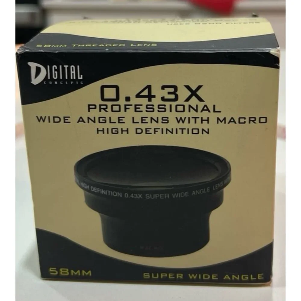 0.43X PROFESSIONAL WIDE ANGLE LENS WITH MACRO DIGITAL ADVANCED TECHNOLOGY